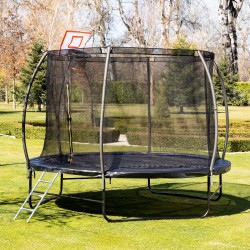 TRAMPOLINĂ PENTRU SĂRIT 305CM CU BASCHET CHIPOLINO BASKETBALL - TRAMPB024GR - TRAMPB024GR - view 1