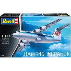MODEL DE ASSEMBLARE, REVELL, BAE 146 AVION (RJ85) - R03791 - R03791 - view 1