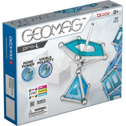 CONSTRUCTOR MAGNETIC, GEOMAG, PANOURI PRO-L, 50 BUC., 100% RECICLABILE - G022 - G022 - view 1