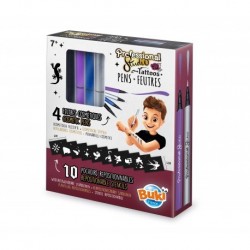 SET CREATIV, BUKI FRANCE, PIXURI DE TATUAJ DE OȚEL, ARGINT - BK54382 - BK54382 - view 1