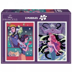 EDUCA PUZZLE - DISNEY VILLAINS VS PRINCESSES, 2X500 BUC. - EDU20278 - EDU20278 - view 1