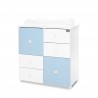 CULOARE DUPĂ ALB/BABY BLUE-2BOX - 10170140039P
