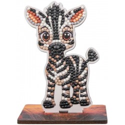 KIT DE BRODERIE DIAMANTE, CRAFT BUDDY, CRYSTAL ART BUDDIES, ZEBRA, 7 BUC. - CBCAFGR-31GEN041 - CBCAFGR-31GEN041 - view 1
