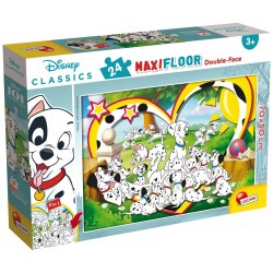 PUZZLE, LISCIANI, 101 DALMATANI, PUZZLE DUBLE FACE 24 PIECI - LI86641 - LI86641 - view 1