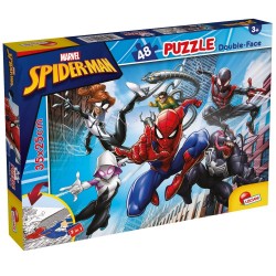 PUZZLE, LISCIANI, SPIDER-MAN, PUZZLE CU DOUĂ FEȚE 48 PIECI - LI99627 - LI99627 - view 1