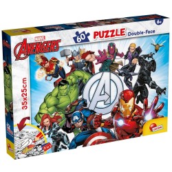 PUZZLE, LISCIANI, THE AVENGERS, PUZZLE DOUĂ FEȚE 60 PIECI - LI99658 - LI99658 - view 1