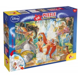 PUZZLE, LISCIANI, CARTEA JUNGLEI, PUZZLE DUBLE FACE 108 BUC. - LI48045 - LI48045 - view 1