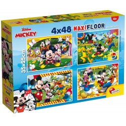 PUZZLE, LISCIANI, MICKEY MOUSE, PUZZLE DUBLE FACE 4 X 48 BUC. - LI86610 - LI86610 - view 1