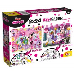 PUZZLE, LISCIANI, MINI MOUSE, PUZZLE DUBLE FACE 2 X 24 BUC. - LI86597 - LI86597 - view 1