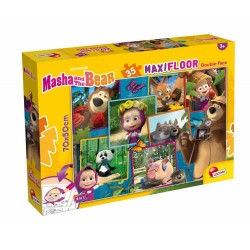 PUZZLE, LISCIANI, MASHA ȘI URȘUL, PUZZLE DUBĂ FACE 35 BUCĂȚI - LI104833 - LI104833 - view 1
