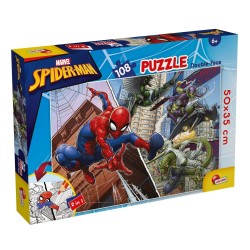 PUZZLE, LISCIANI, SPIDER-MAN, PUZZLE CU DOUĂ FEȚE 108 PIECI - LI99702 - LI99702 - view 1