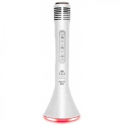 MICROFON IDANCE BLUETOOTH PENTRU COPII CU LUMINI ȘI DIBUFOR LED - PM10E(WH) - PM10E(WH) - view 1