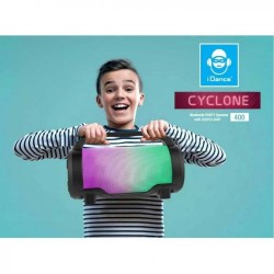 Караоке Bluetooth тонколона iDance с микрофон, черна - CYCLONE400(BK) - view 7
                  
