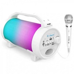 KARAOKE BLUETOOTH DIFUZOR IDANCE CU MICROFON, ALB - CYCLONE400X(WH) - CYCLONE400X(WH) - view 1