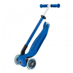 Детска сгъваема тротинетка с родителски контрол 5в1 Globber Go Up Deluxe Flash Lights, тъмно синя - 748-600 - view 5
                  