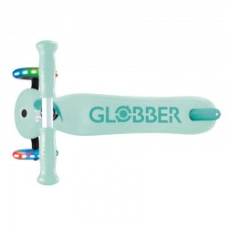 Детска тротинетка с 3 светещи колела GLOBBER PRIMO PLUS LIGHTS, мента - 442-706-4 - view 6
                  