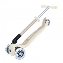 Сгъваема еко тротинетка с 3 колела GLOBBER JUNIOR FOLDABLE LIGHTS ECO - цвят кокос - 692-566-2 - view 6
                  