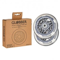 Резервни колела с бяла LED светлина, 121mm за тротинетки GLOBBER - 538-003 - view 3
                  