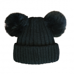 PĂLĂRIE DE IARNĂ ARCOBALENO CU DOUĂ POMPONE - JH 151-001 - JH 151-001 - view 1