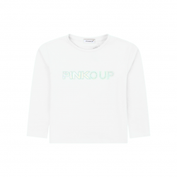 Тениска Pinko Up с дълъг ръкав бяло - 031499002 - view 1