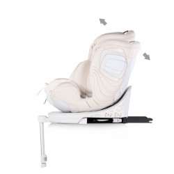 Столче за кола Chipolino I-SIZE с ISOFIX и термо контрол CLIMA AIR (40-150 см) бишкота - STKCLA2503BI - view 5
                  