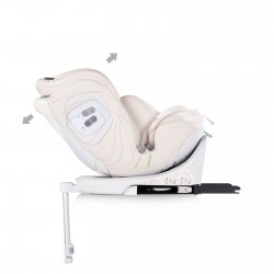 Столче за кола Chipolino I-SIZE с ISOFIX и термо контрол CLIMA AIR (40-150 см) бишкота - STKCLA2503BI - view 8
                  