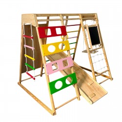 Детска дървена катерушка и гимнастически център Chipolino 7в1 - WTARSL02503 - view 1
                  
