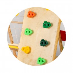 Детска дървена катерушка и гимнастически център Chipolino 7в1 - WTARSL02503 - view 11
                  