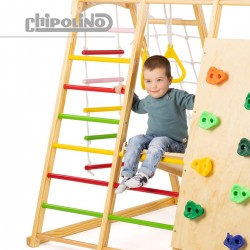 Детска дървена катерушка и гимнастически център Chipolino 7в1 - WTARSL02503 - view 13
                  