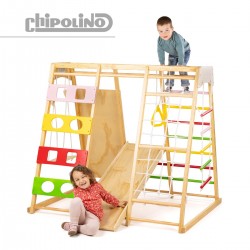 Детска дървена катерушка и гимнастически център Chipolino 7в1 - WTARSL02503 - view 14
                  