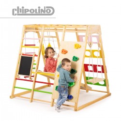 Детска дървена катерушка и гимнастически център Chipolino 7в1 - WTARSL02503 - view 16
                  