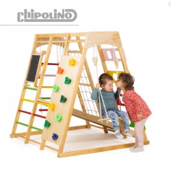 Детска дървена катерушка и гимнастически център Chipolino 7в1 - WTARSL02503 - view 17
                  