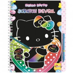 Творчески комплект, Lisciani, Hello Kitty, Scratch Reveal, Скречбук - LI13294 - view 1