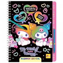 Творчески комплект, Lisciani, My Melody & Kuromi, Scratch Reveal, Скречбук - LI13287 - view 1