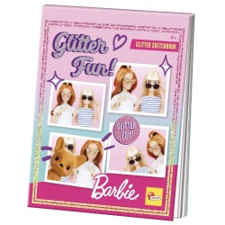 Творчески комплект, Lisciani, Barbie, Книжка за оцветяване с блясък - LI13195 - view 1
