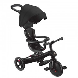 Триколка 4 в 1 GLOBBER EXPLORER TRIKE със сенник, черна - 634-120 - view 1