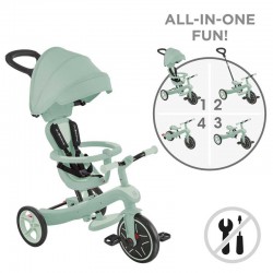 Детска триколка 4 в 1 GLOBBER EXPLORER TRIKE ECOLOGIC, пистачио - 637-505 - view 1