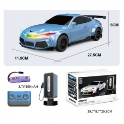 Детска спортна електрическа кола Crazon New Energy със зарядна станция, RC в син цвят - CR333-XN24161-B - view 9
                  