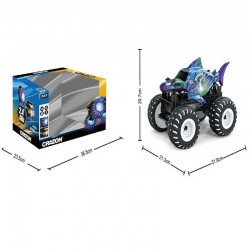Радиоуправляема офроуд кола Crazon Shark със светлинни ефекти, RC 1:16 - CR333-TGL25162B - view 3
                  