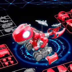 Интерактивен сглобяем динозавър Crazon Дино с RC в червен цвят - CR333-PZ2401-R - view 4
                  
