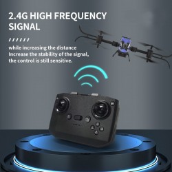Сгъваем дрон Crazon с ULTRA HD 4K камера, светлинни ефекти и WiFi управление, оранжев цвят - CRYT177109-OR - view 5
                  