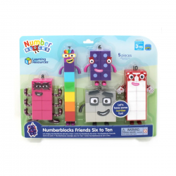 Learning Resources Комплект фигури за броене Numberblocks, от 6 до 10 - 6618050009 - view 1
