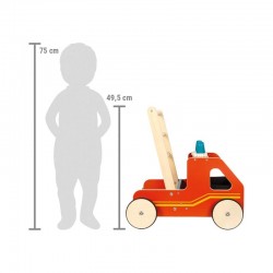 Small Foot Проходилка Пожарна, детска, дървена, 48 х 40 х 49.5 cm - 6704070043 - view 8
                  