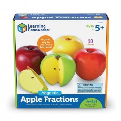 Learning Resources Комплект дроби - Ябълки, магнитни, 4 броя - 6618020285 - view 1
