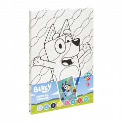 Moxy Платно за оцветяване по номера Bluey, с четка и 8 боички - 6605330304 - view 1