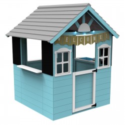 Детска дървена къща за игра GINGER HOME с кухня – 110×103×137 см - 2351 - view 1