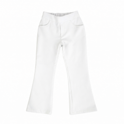 PANTALONI LATI ARCOBALENO PENTRU FETITE - P2444 bianco - P2444 bianco - view 1