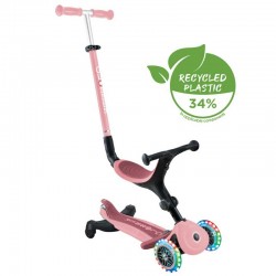 Сгъваема тротинетка 5 в 1 GLOBBER GO UP ACTIVE LIGHTS 360° - пастелно розова - 749-310 - view 1