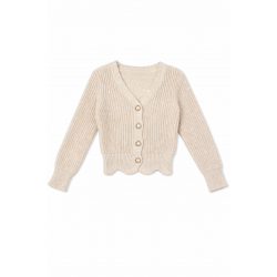 VESTĂ SCURTĂ DE COPII ARCOBALENO CU NASTORI PERLA PENTRU FATA - PL6062 - PL6062 - view 1