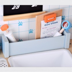 Детска Ветеринарна Клиника Играчка GINGER HOME – Дървен Ветеринарен Център с Аксесоари и Плюшено Куче, 89×57×30 см - W10L016 - view 8
                  